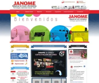 Janome.com.mx(Janome México) Screenshot