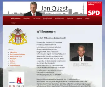 Janquast.de(Willkommen auf der Hompage von Jan Quast (SPD)) Screenshot