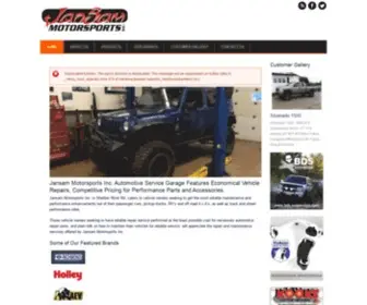 Jansam.ca(Jansam Motorsports Inc) Screenshot