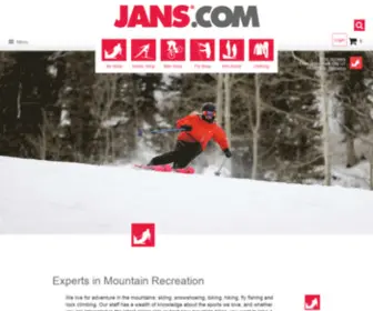 Jansbikeshop.com(Jans in Park City) Screenshot