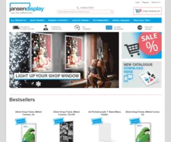 Jansen-Display.co.uk(UK's leading manufacturer of POS display products) Screenshot