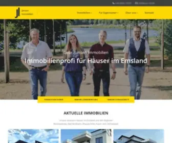 Jansen-RDM.de(Immobilienmakler im Emsland) Screenshot