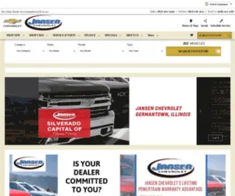 Jansenchevrolet.com(Jansen Chevrolet in Germantown) Screenshot