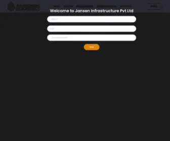 Janseninfrastructure.com(Jansen Infrastructure Pvt Ltd) Screenshot