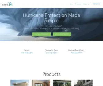 Jansenshutters.com(Jansen Shutters & Windows) Screenshot
