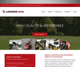 Jansenusa.com(Jansen USA) Screenshot