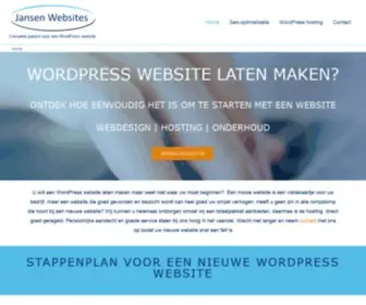 Jansenwebsites.nl(Betaalbare website laten maken) Screenshot