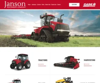 Jansonequipment.com(Janson Equipment) Screenshot