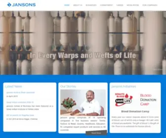 Jansonsgroup.com(Jansons Group) Screenshot