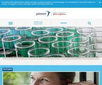 Janssen.com(Pharmaceutical Companies of Johnson & Johnson) Screenshot