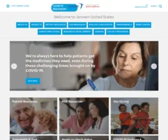 Janssenpharmaceuticalsinc.com(Collaborating for a Healthier World) Screenshot