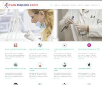 Jantadiagnostic.com(Janta Diagnostic Centre) Screenshot