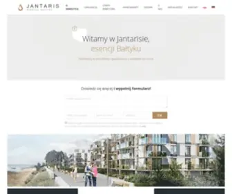 Jantaris.com(Sprzedaż apartamentów Mielno) Screenshot