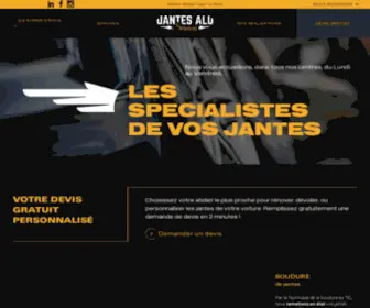 Jantesaluservices.com(Réparation de Jantes Alu à Rennes) Screenshot