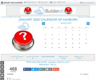 January-Calendar.com(JANUARY 2013 CALENDAR OF THE MONTH) Screenshot