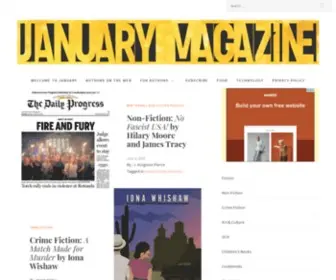 Januarymagazine.com(Book, Authors, Entertainment, More) Screenshot