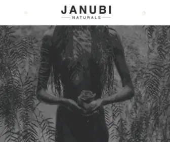 Janubi.com(Janubi Naturals provides organic and natural skincare) Screenshot