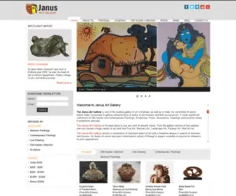 Janusartgallery.com(A Leading Art Gallery in India promotes Modern & Contemporary Art) Screenshot