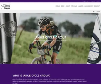 Januscyclegroup.com(Designing and Creating the Best Cycling Products on the Planet) Screenshot