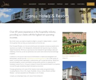 Janushotels.com(Janus Hotels & Resorts) Screenshot