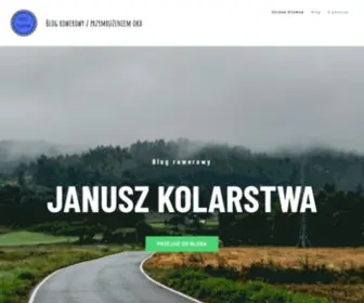 Januszkolarstwa.com.pl(Blog rowerowy z przymrużeniem oka) Screenshot