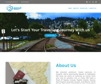 Janvitravel.com(Best Travel and Taxi Provider in Vadodara) Screenshot