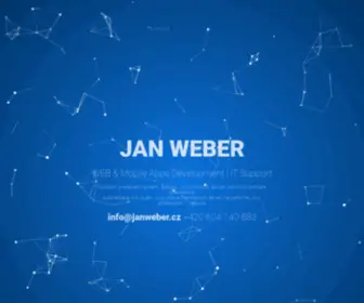 Janweber.cz(Jan Weber) Screenshot