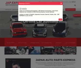 Jap-Express.co.nz(Japan Car Auctions) Screenshot