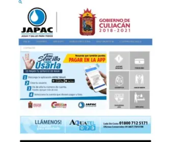 Japac.gob.mx(Agua y Salud para todos) Screenshot