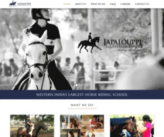 Japalouppe.com(Japalouppe Equestrian Centre) Screenshot