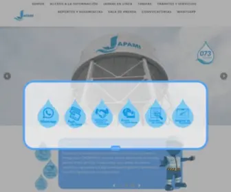 Japami.gob.mx(Junta de Agua Potable) Screenshot
