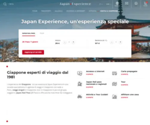 Japan-Experience.it(Japan Experience) Screenshot