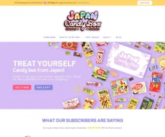 Japancandybox.com(Japanese candy subscription box) Screenshot