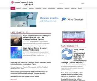 Japanchemicaldaily.com(Japan Chemical Daily) Screenshot