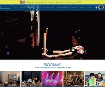 Japancreativearts.com(Japan Crative Arts/The School of Taiko Seattle) Screenshot