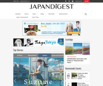 Japandigest.de(Neues aus Japan) Screenshot