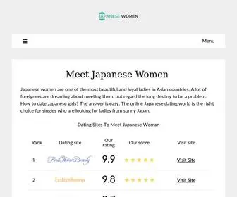 Japanese-Women.net(Meet Japanese Women Online) Screenshot