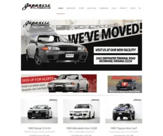 Japaneseclassics.com(Classic Japanese Car Importing Service) Screenshot