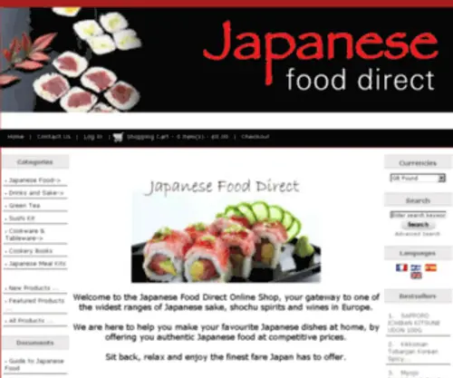 Japanesefooddirect.com(Japanesefooddirect) Screenshot