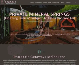 Japanesemountainretreat.com.au(Romantic Getaways Melbourne) Screenshot