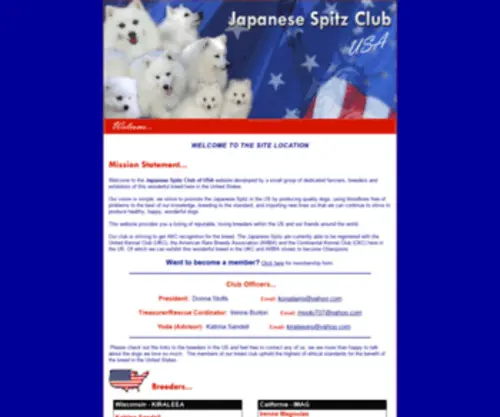 Japanesespitzamerica.com(Japanesespitzamerica) Screenshot