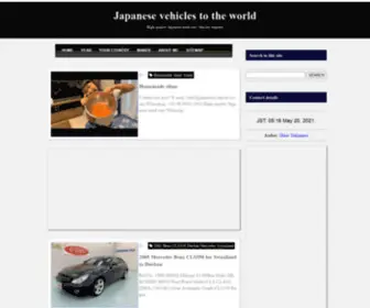 Japanesevehicle-SY.com(Japanese vehicles to the world) Screenshot