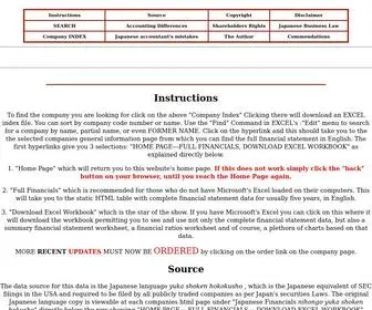 Japanfinancials.com(Roderick Seeman's) Screenshot