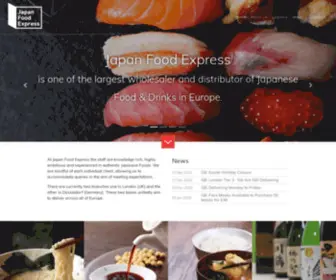 Japanfoodexpress.com(Japan Food Express) Screenshot