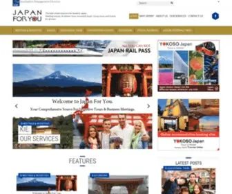 Japanforyou.com(Meeting and incentive arrangements in Japan) Screenshot