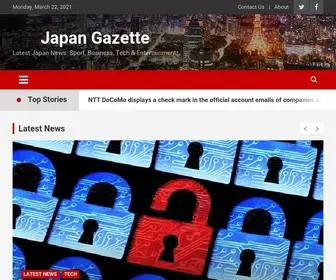 Japangazette.com(Sport, Business, Tech & Entertainment) Screenshot