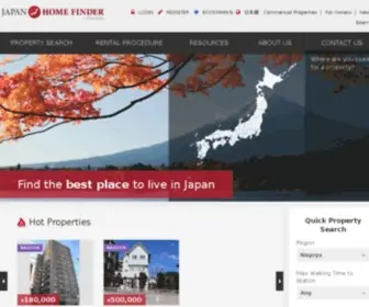 Japanhomefinder.com(Japan Home Finder) Screenshot