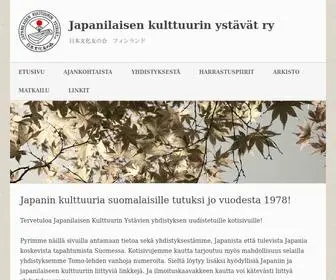 Japaninkulttuuri.net(Japanilaisen kulttuurin ystävät ry) Screenshot