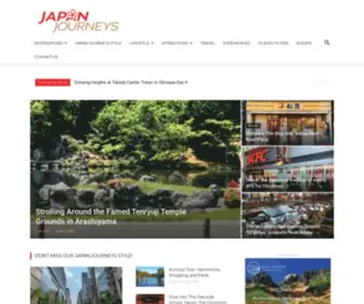 Japanjourneys.jp(Get the inside scoop on japan travel destinations) Screenshot