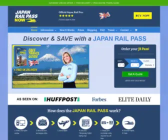 Japanrailpassnow.co.uk(Japan Rail Pass UK) Screenshot